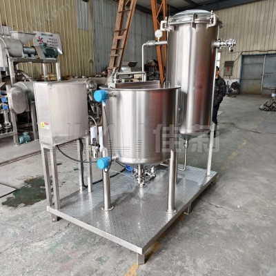 果汁饮料果浆果酱真空脱气机 牛奶脱气系统