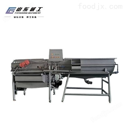 全自动土豆涡流清洗机青菜清洗设备 果蔬加工成套设备
