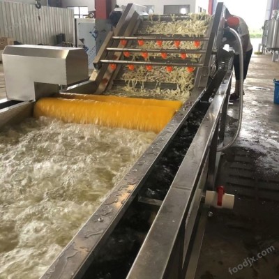 冬瓜黄瓜气泡清洗机 水果清洗风干设备