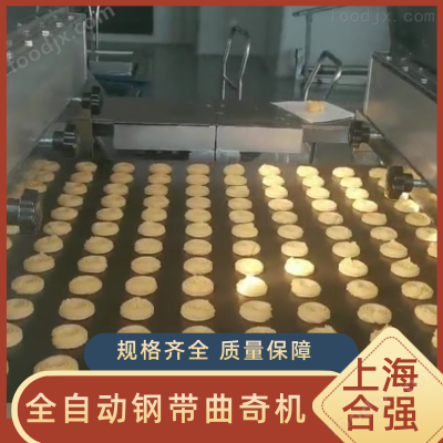 全自动钢带（挤出/切割）曲奇饼干生产线