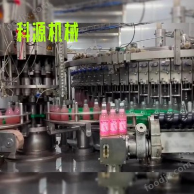 科源 全自动三合一汽水灌装机 碳酸饮料生产线设备 老汽水玻璃瓶灌