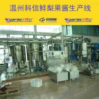 2025全自动鲜梨果酱生产线 厂家可定制