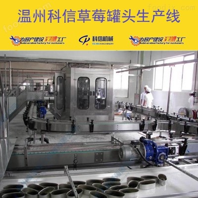 2025全自动草莓罐头生产设备 厂家可定制