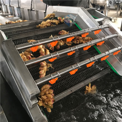 长豆角清洗机净菜加工流水线
