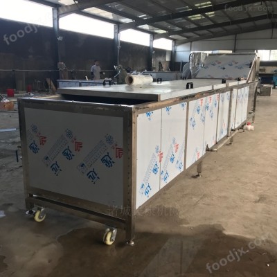 渝北蔬菜蒸煮漂烫机 海产品蒸煮流水线 预煮机