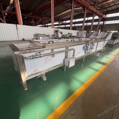 全自动豆角蔬菜蒸煮机 实现自动化加工