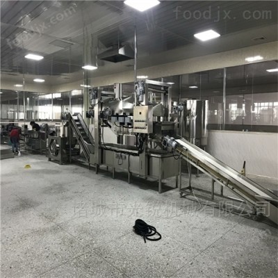 不锈钢螺蛳粉腐竹油炸流水线设备