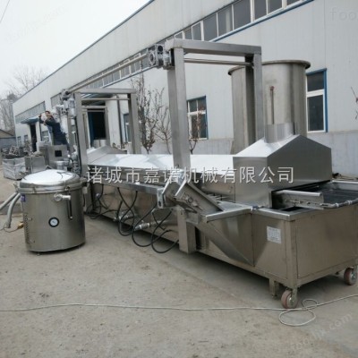 不锈钢薯条薯片加工设备 油炸机流水线