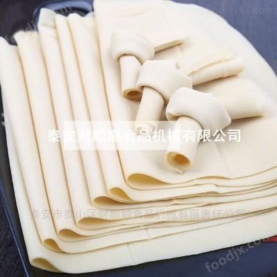 全自动干豆腐机价格广西桂林财顺顺干豆腐机 打豆腐皮机多少钱