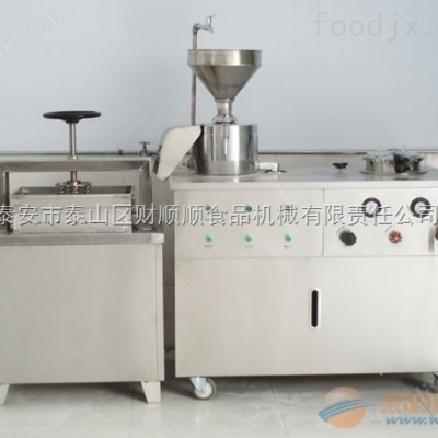 上海青浦家用小型豆腐机请选购财顺顺牌 熟浆豆腐机