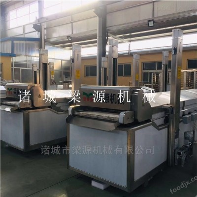 鱼豆腐生产机  全自动油炸流水线报价