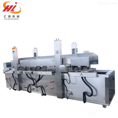 馓子/薄脆油炸流水线 全自动油炸流水线