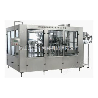 DCGF系列等压灌装、冲瓶、封口三合一体机