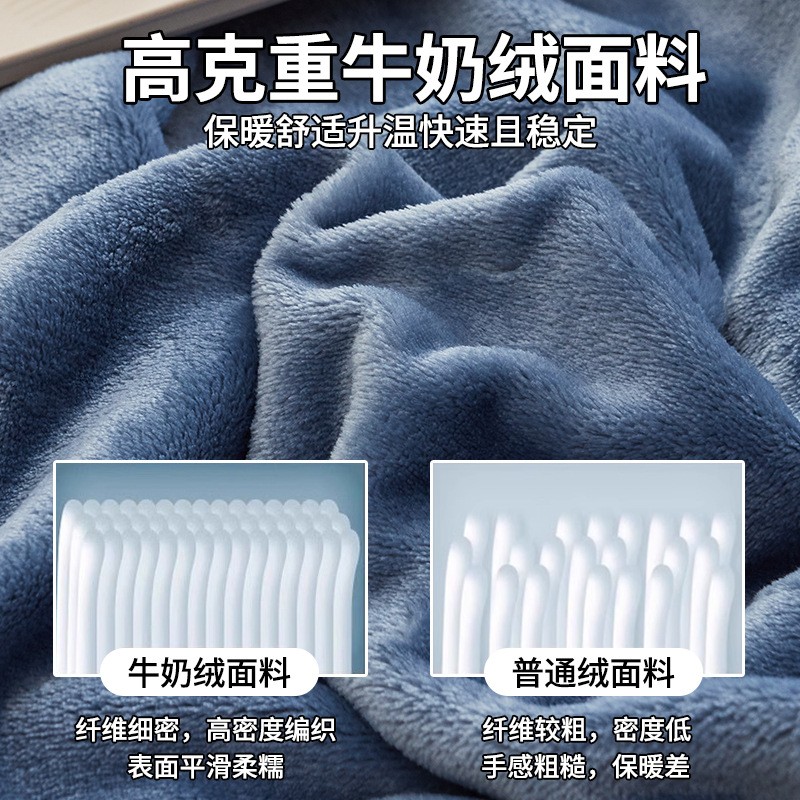 A类冬季加绒加厚牛奶绒床单单件珊瑚绒法兰绒被单宿舍单人毛绒毯图3