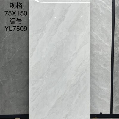 佛山瓷砖75*150通体大理石瓷砖无限连纹客厅新款地砖流行厂家别墅图3