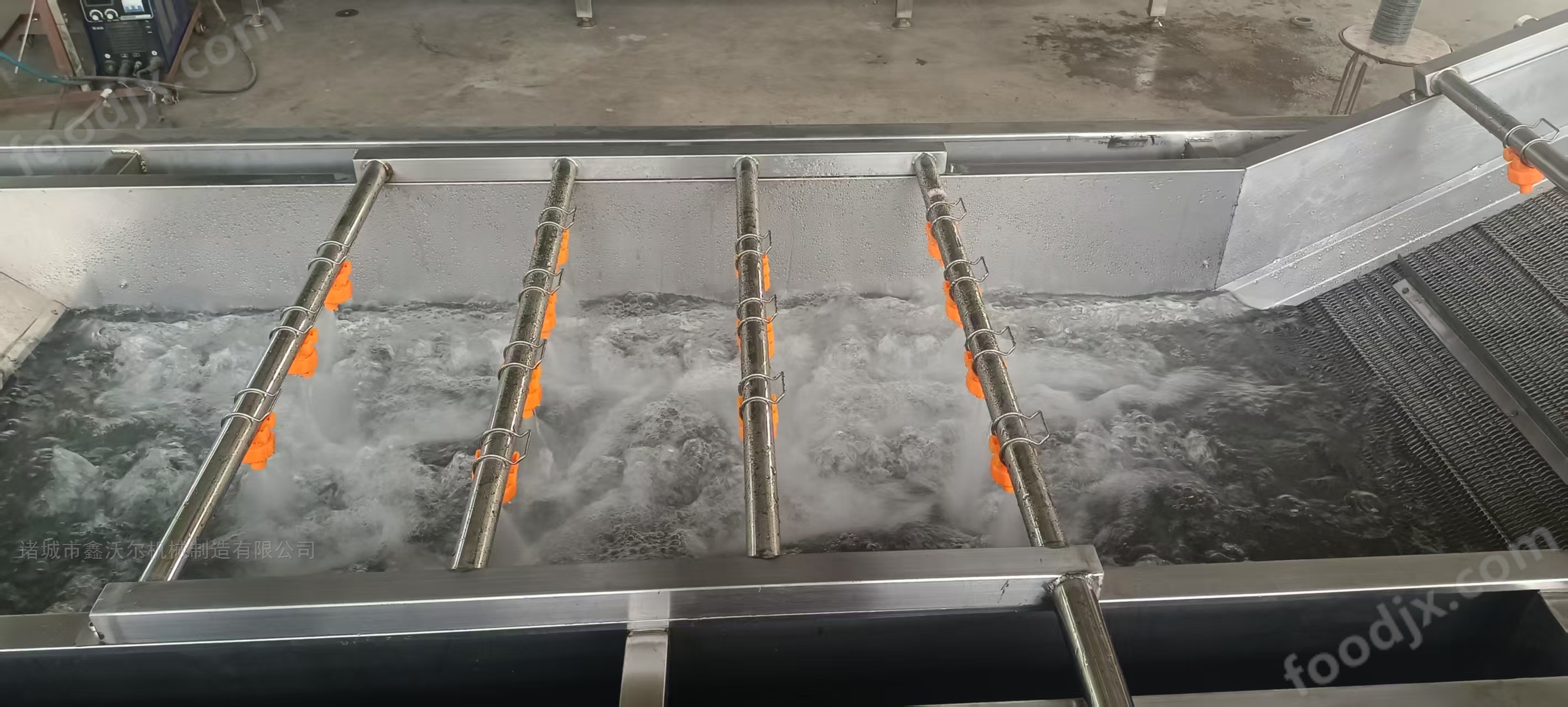 气泡风干流水线