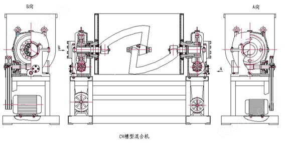 调味品槽型混合机