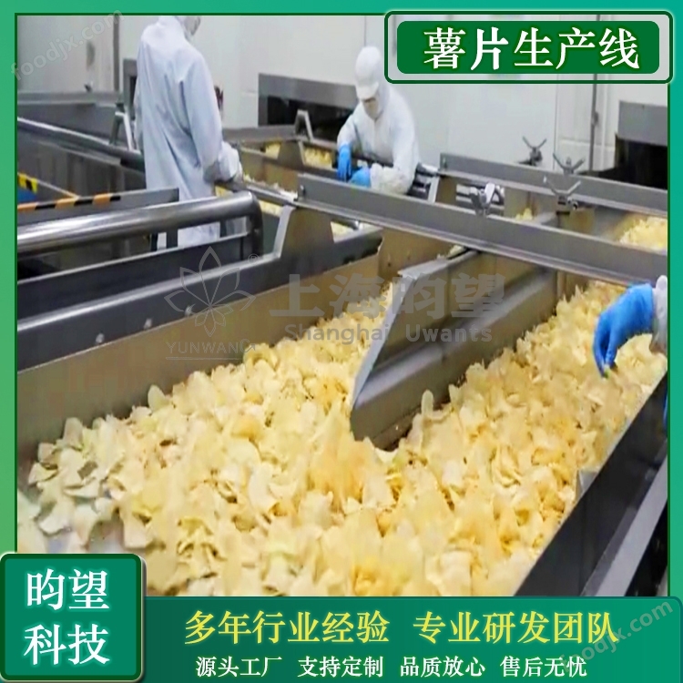 马铃薯片油炸流水线 薯片生产线