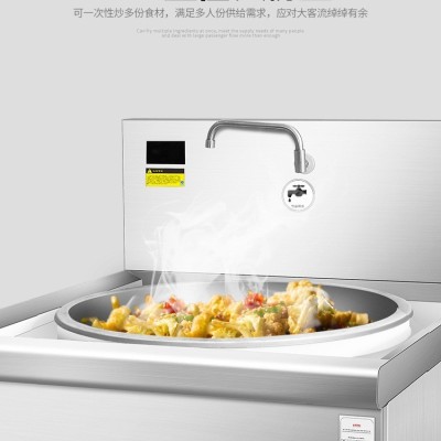 赛米控2022新款商用大锅灶 大型800电磁灶食堂饭店厨房大型设备