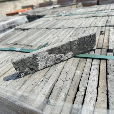 青砖皮切片仿古外墙内墙老砖切的蓝砖片：仰明老砖复古紫砂