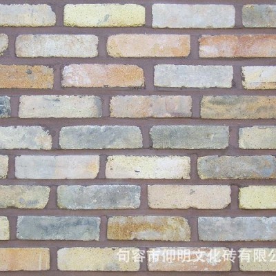 耐火砖片黄色墙面砖 防火装饰砖 高温砖皮 防火砖片耐热砖皮砖皮