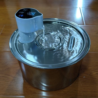 3.2L宠物饮水机不锈钢自动感应猫咪喂水器水循环充电亚马逊跨境爆